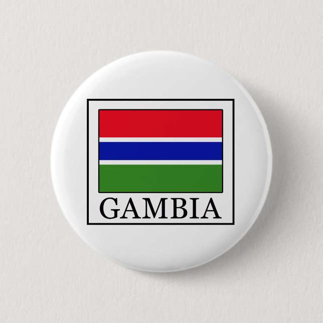 Badge Rond 5 Cm Bouton Gambie (Devant)
