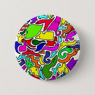 Badge Rond 5 Cm bouton gamer