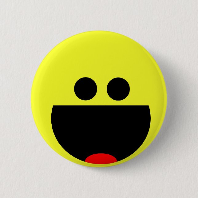 Badge Rond 5 Cm Bouton génial (Devant)