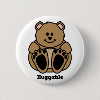 Badge Rond 5 Cm Bouton gentil à croquer d'ours