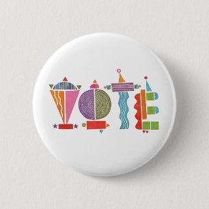 Badge Rond 5 Cm Bouton GOTV amusant / Bouton Vote