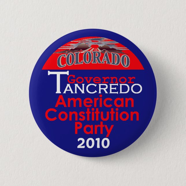 Badge Rond 5 Cm Bouton Gouverneur TANCREDO (Devant)