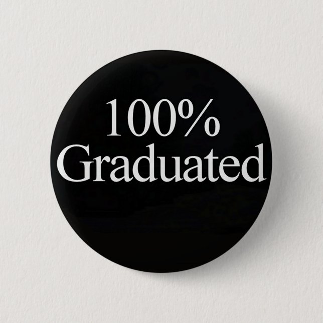 Badge Rond 5 Cm Bouton gradué de 100% (Devant)