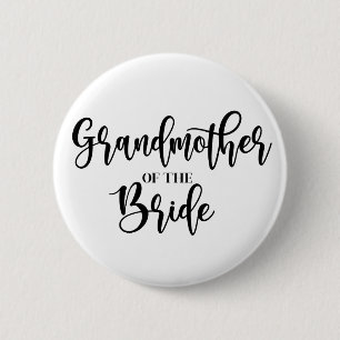 Badge Rond 5 Cm Bouton Grand-mère de la mariée