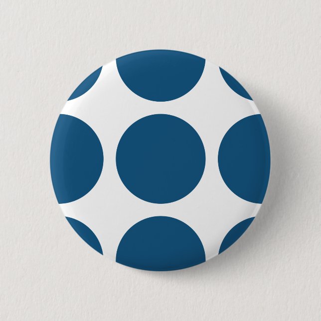 Badge Rond 5 Cm Bouton Grand Pois (Devant)
