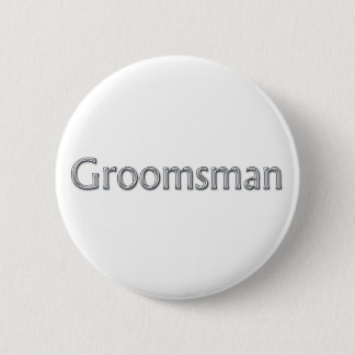 Badge Rond 5 Cm Bouton Groomsman