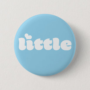 Badge Rond 5 Cm Bouton Gros Petite Sororité de police rétro