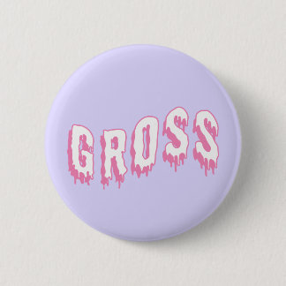 Badge Rond 5 Cm Bouton "Gross" Pastel Goth