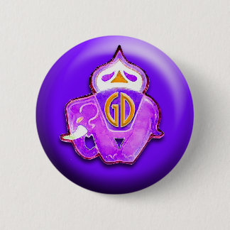 Badge Rond 5 Cm Bouton Gunga Diner