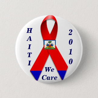 Badge Rond 5 Cm Bouton HAÏTI 2010_