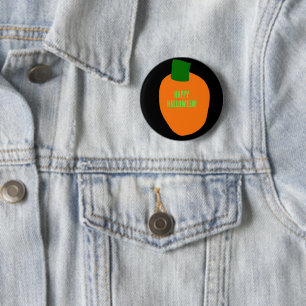 Badge Rond 5 Cm Bouton Halloween citrouille
