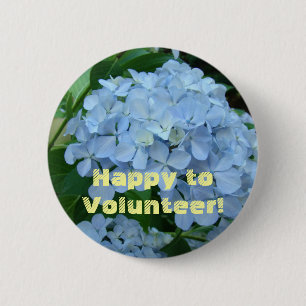 Badge Rond 5 Cm Bouton « Heureux de donner de son temps ! » Bouton