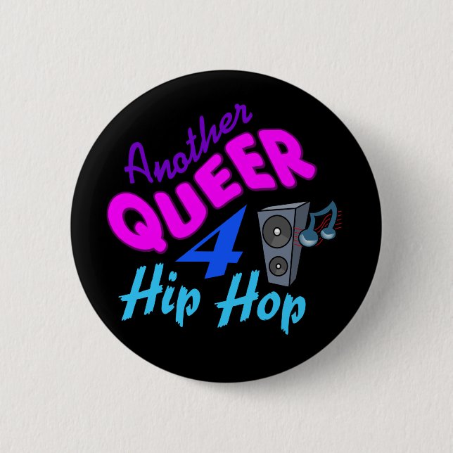 Badge Rond 5 Cm Bouton Hip hop Queer 4 (Devant)