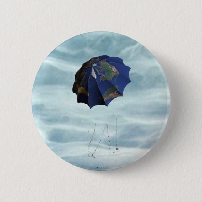Badge Rond 5 Cm Bouton Homme invisible (Devant)