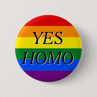 Badge Rond 5 Cm bouton homo