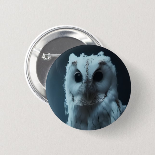 Badge Rond 5 Cm Bouton Hoot (Devant & derrière)