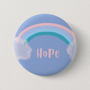 Badge Rond 5 Cm Bouton Hope