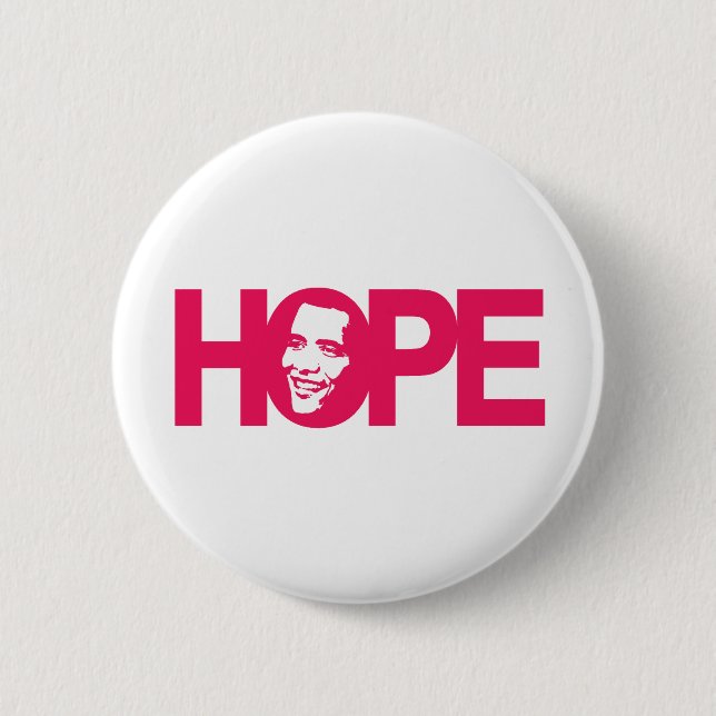 Badge Rond 5 Cm Bouton HOPE (Devant)