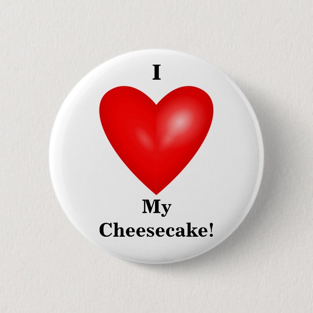 Badge Rond 5 Cm Bouton I My Cheesecake (Devant)