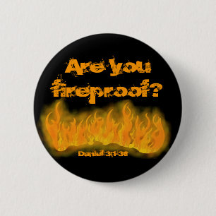 Badge Rond 5 Cm bouton ignifuge