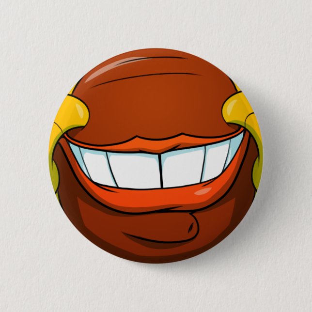 Badge Rond 5 Cm Bouton imitateur (Devant)