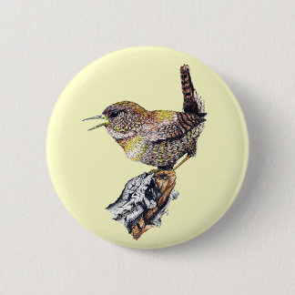 Badge Rond 5 Cm Bouton impressionnant de roitelet