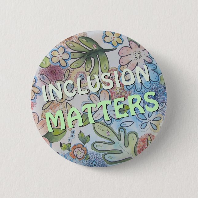 Badge Rond 5 Cm Bouton Inclusion Matters (Devant)
