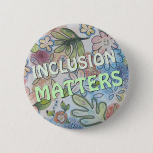 Badge Rond 5 Cm Bouton Inclusion Matters