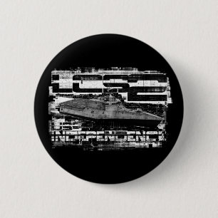 Badge Rond 5 Cm Bouton Indépendance du navire de combat Littoral