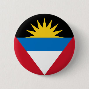 Badge Rond 5 Cm bouton indicateur antigua et barbuda