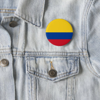 Badge Rond 5 Cm Bouton Indicateur Colombie