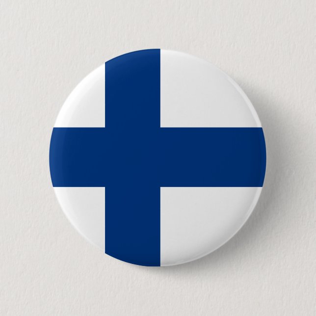 Badge Rond 5 Cm Bouton indicateur Finlande (Devant)