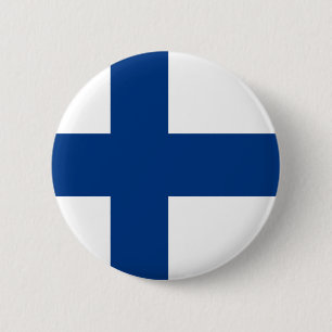 Badge Rond 5 Cm Bouton indicateur Finlande