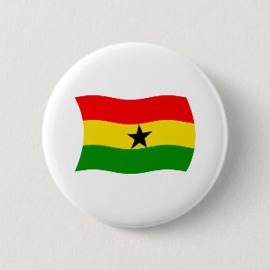 Badge Rond 5 Cm Bouton Indicateur Ghana
