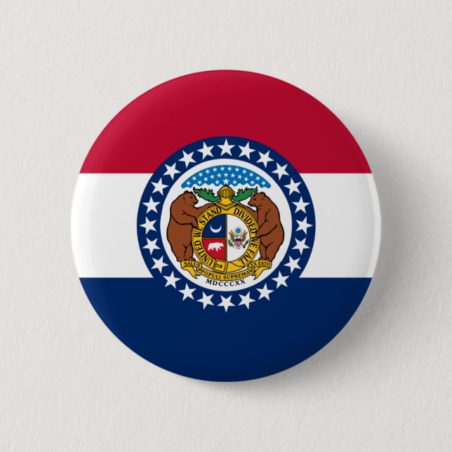Badge Rond 5 Cm Bouton Indicateur Missouri (Devant)