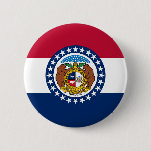 Badge Rond 5 Cm Bouton Indicateur Missouri