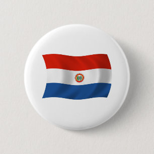 Badge Rond 5 Cm Bouton Indicateur Paraguay