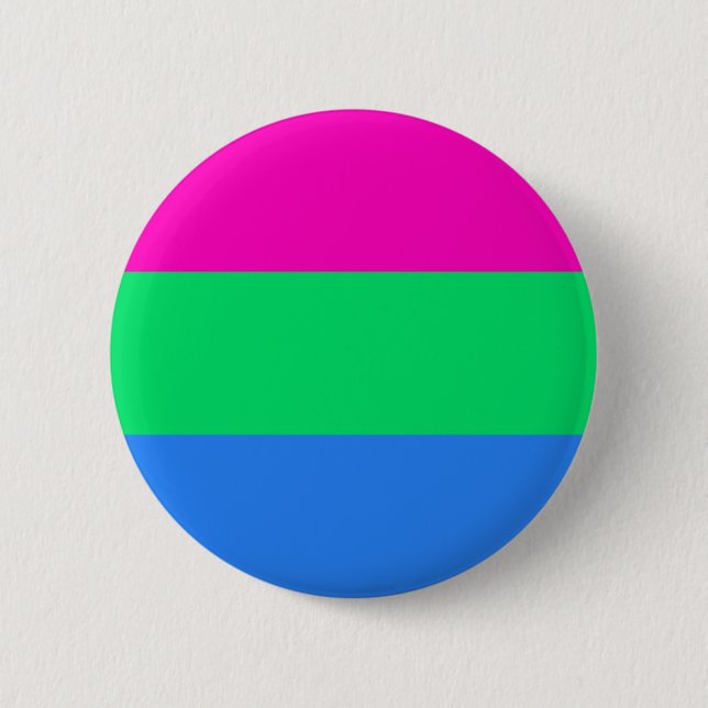 Badge Rond 5 Cm Bouton Indicateur Polysexuel de haute qualité (Devant)