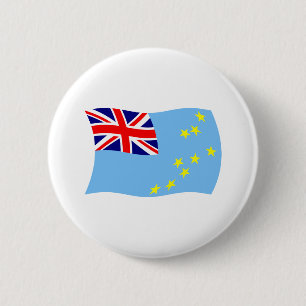 Badge Rond 5 Cm Bouton indicateur Tuvalu