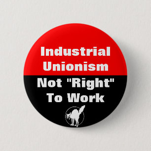 Badge Rond 5 Cm bouton industriel de droit de travailler de