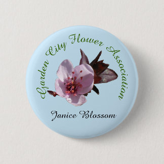 Badge Rond 5 Cm Bouton - Insigne de nom du club de fleurs