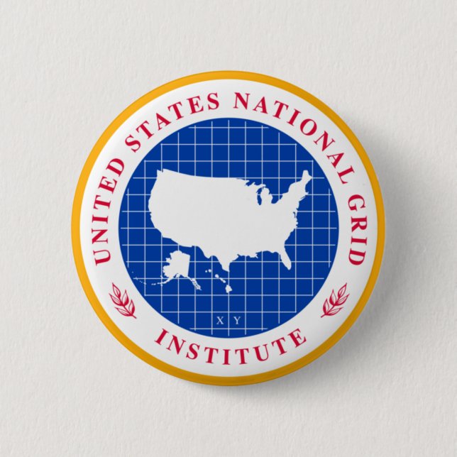 Badge Rond 5 Cm Bouton - Institut USNG (Devant)