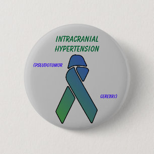 Badge Rond 5 Cm Bouton intra-crânien d'hypertension