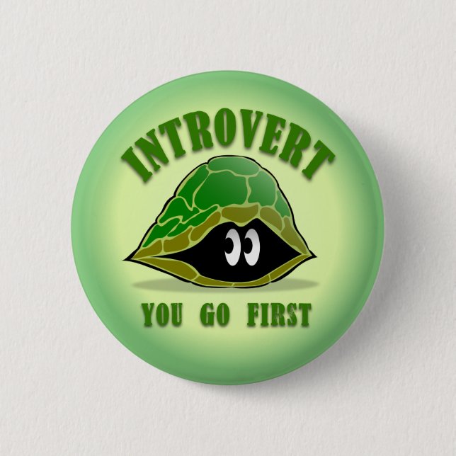 Badge Rond 5 Cm Bouton introverti (Devant)