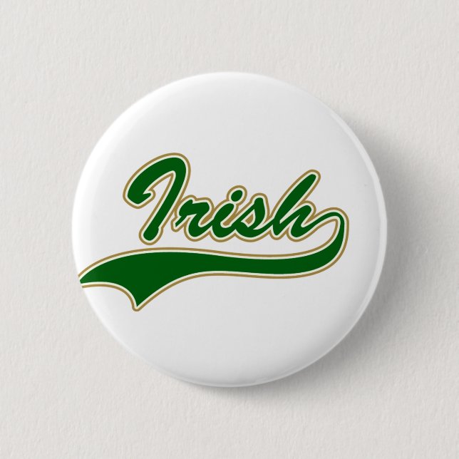 Badge Rond 5 Cm Bouton irlandais (Devant)