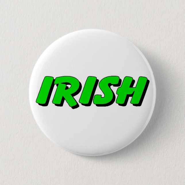 Badge Rond 5 Cm Bouton irlandais (Devant)
