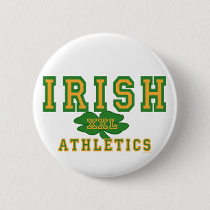 Badge Rond 5 Cm Bouton irlandais d'athlétisme