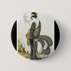 Badge Rond 5 Cm Bouton japonais