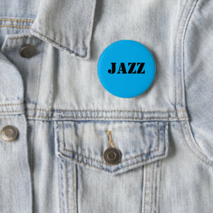 Badge Rond 5 Cm Bouton JAZZ