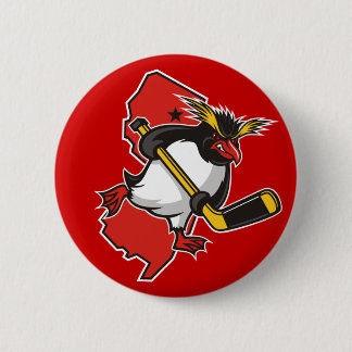 Badge Rond 5 Cm Bouton Jersey Penguins